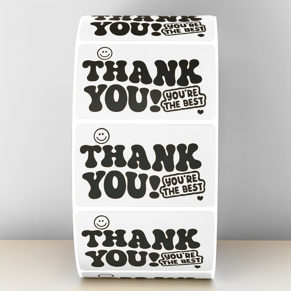 Thank You You’re The Best Stickers – Cute Packaging Labels for Small Business 2" - Picture 9 of 11